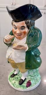 Staffordshire England 7" Toby Jug Man Taking A Pinch of ...