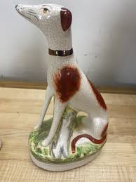 Vintage Kent English Staffordshire Whippet Hound Rabbit ...
