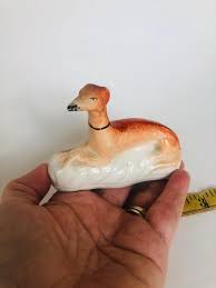 Staffordshire Whippet Porcelain Dog - Etsy