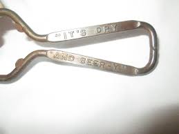 Vintage Gunther's Beer Metal Bottle Opener- It's Dry & Beer-y Baltimore Maryland | eBay