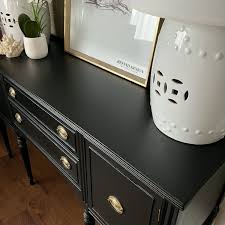 SOLD Antique Hepplewhite Buffet, Black Modern Sideboard - Etsy Canada