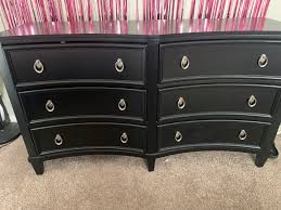 SOLID WOOD BLACK DRESSER