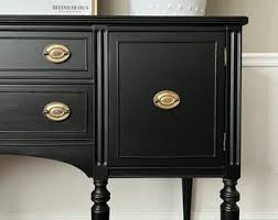 SOLD Antique Hepplewhite Buffet, Black Modern Sideboard - Etsy UK