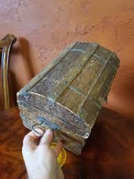 Remarkable 19th Century, Antique, Alligator Skin Treasure ...