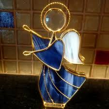 Accents | Stained Glass Angel Figurine | Poshmark