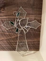 Beveled Cross With Dove - Etsy