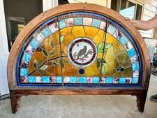 Half Circle Antique Stained Glass for sale | eBay