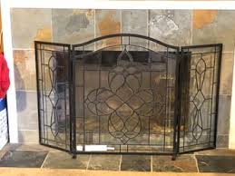 BEVELED GLASS FIREPLACE SCREEN for Sale in Bellevue, WA - OfferUp