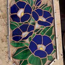 Buy Morning Glories Plant Stained Glass Pattern Digital ...