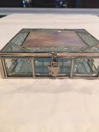 Serenity Prayer Glass Trinket Box With Mirror Inside | eBay