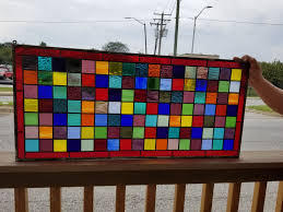 Stained Glass Hanging Panel - P-211 - Etsy