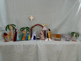 Stained Glass Nativity Set Thirty-three – 17 Pieces - Etsy