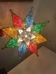 Christmas Star Tree Topper 8 Point Multi Color Lighted ...