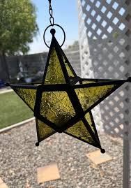 Glass Yellow Candle Lanterns for sale | eBay