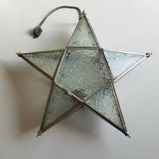 Swedish Glass and Metal Pendant Christmas T-light Holder. Vintage 1960s. - Etsy