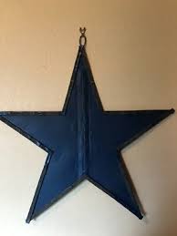 Sundance Catalog Artisan Made Dark Blue Denim Metal Shape of ...