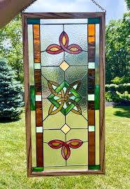 Hand-crafted 14x28 Inch Celtic Knot Stained Glass Panel With Unique Design and Intricate Detail - Perfect Home Décor Piece - Etsy