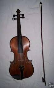 OLD 1850'S RUSSIAN RIGAT RUBUS VIOLIN W/CASE & BOW | #22586187