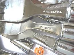 STAINLESS PLASTIC HANDLE FLATWARE CHINA 24-pcs. | eBay