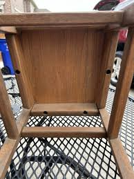 Vintage Child/Kid Solid Oak Wood School Chair Sturdy Antique ...