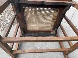 Antique Mission Phoenix Co. Oak With Pressed Cane Mckinley ...