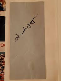 Chuck Yeager Autograph