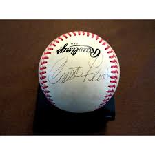 Curt Flood 2 X Wsc Cardinals Signed Auto Feeney Onl Era Game ...