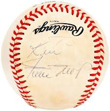 Willie Mays Autographed Official Feeney NL Baseball San ...