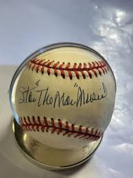 STAN MUSIAL SIGNED RAWLINGS BASEBALL AUTOGRAPH THE MAN ...