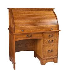 Single Pedestal Noble Mission Rolltop Desk | Deutsch ...