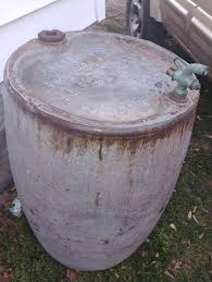 PROPERTY OF STANDARD OIL CO 56 GALLON STEEL DRUM Collectibles