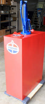 VINTAGE TOKHEIM STANDARD OIL CONTAINER WITH PUMP | eBay