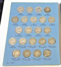 1938-1961 JEFFERSON NICKEL SET WHITMAN ALBUM (65) COINS ...
