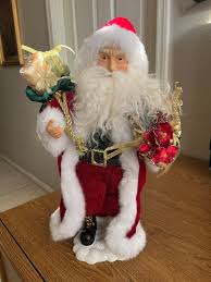 VINTAGE Santa Clause Figure “homespun Creations” 17" Doll by Dan Dee - Etsy