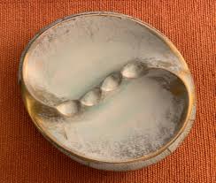 Vintage Stangl Pottery Mid-Century Modern Ashtray #3942 Aqua ...