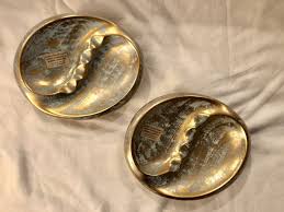 Two Vintage Mid Century Stangl Pottery Hand Painted Antique ...