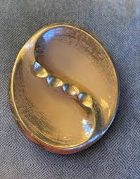 Vintage Stangl Grenada Ashtray: 22kt Gold Hand-painted Mid ...