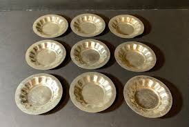 VTG Antique Miniature Metal Pans Molds Lot (9) Primitive ...