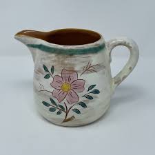 Vintage Stangl Pottery Pitcher: Terra Rose Gordon Flower ...