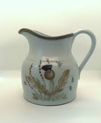 Thistleware Vintage Stoneware Pitcher by Buchan Collectable ...