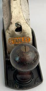 Lot - Vintage Stanley Bailey No. 4 Wood Plane w/ Smooth Bottom 9.5"