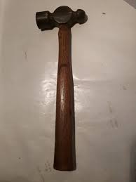 Vintage Heavy Duty Ball Peen Hammer w 11" Long Wood Handled ...
