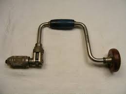 Vintage Stanley #945 Brace & Bit 10in Sweep Brown & Blue ...