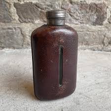 Antique Vintage 30s 1930s Hip Flask Bottle Canteen Flacon ...
