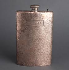 Sold at Auction: Webster Company Silver Hip Flask