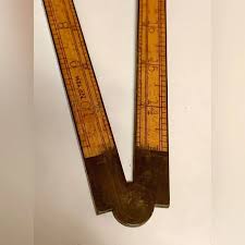 Stanley Rule Level Co. | Other | 9th Century Vintage Stanley No 72 12 Type 2 Boxwood 24 Folding Ruler | Poshmark