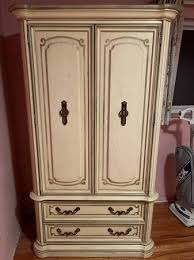 stanley 3 pc bedroom set solid wood - furniture - by owner ...