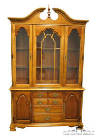 STANLEY FURNITURE Solid Cherry Traditional Style 51" Buffet W. China Cabinet 6111-1 - Etsy Sweden