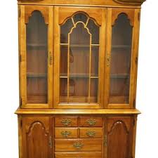 STANLEY FURNITURE Solid Cherry Traditional Style 51" Buffet W. China Cabinet 6111-1 - Etsy