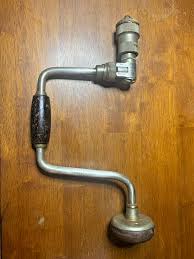 Vintage Stanley 813G XL 12” Swing Bit Brace Hand Drill ...